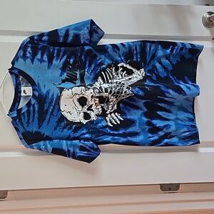 Nike Tie Dye Skull Shirt Sz Medium
